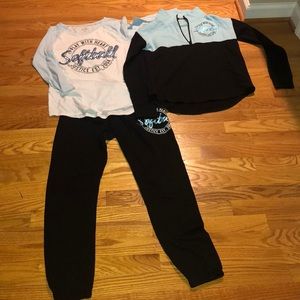 Justice softball 3 pc set